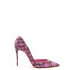 Women Christian Louboutin Women'S Pumps | Christian Louboutin Iriza 10 Decollete In Pink Satin